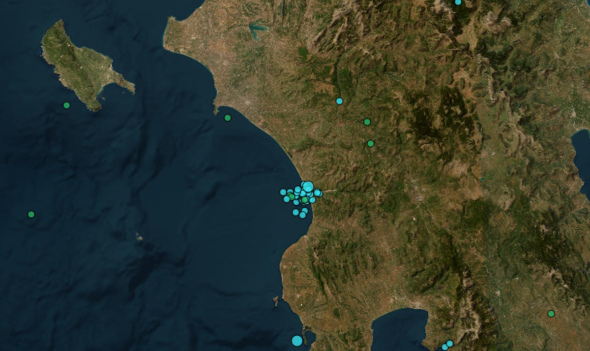 Σεισμός 3,6 Ρίχτερ στην Ηλεία: Κοντά στη Ζαχάρω το επίκεντρο