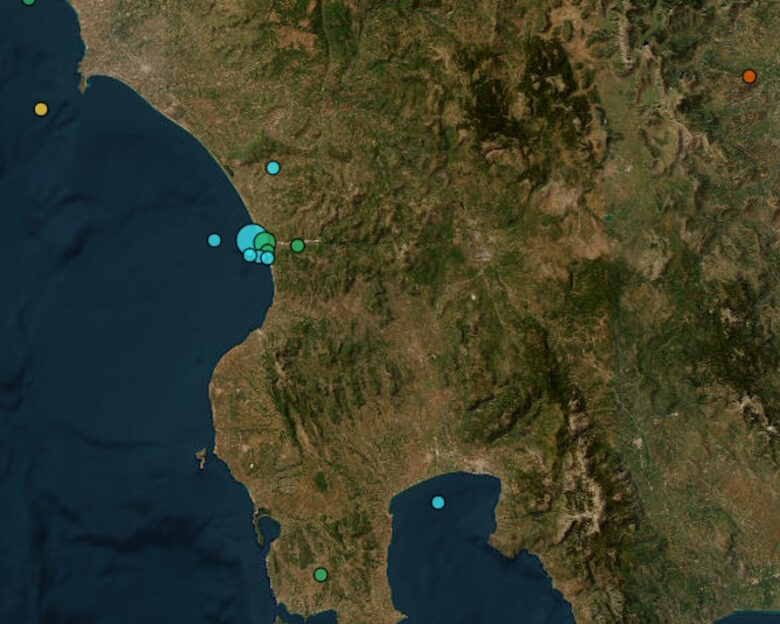 Σεισμός στην Ηλεία: 4,5 Ρίχτερ κοντά στη Ζαχάρω