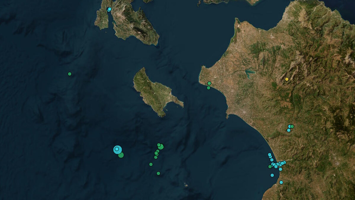 Διπλός σεισμός στη Ζάκυνθο: Στη θαλάσσια περιοχή δυτικά του νησιού το επίκεντρο