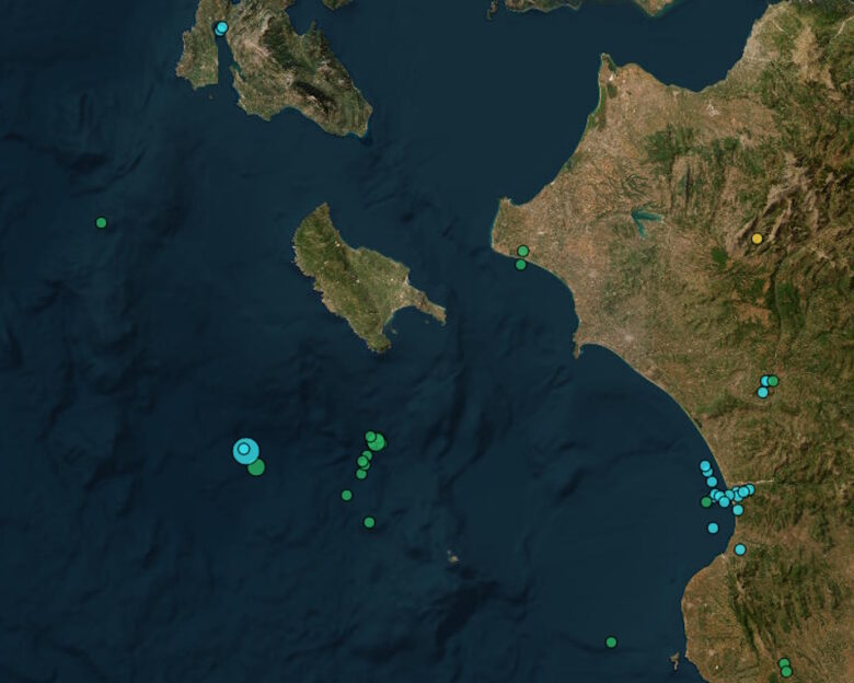 Διπλός σεισμός στη Ζάκυνθο: Στη θαλάσσια περιοχή δυτικά του νησιού το επίκεντρο
