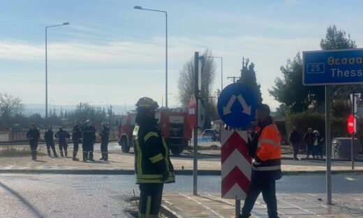 Θεσσαλονίκη: Διαρροή φυσικού αερίου στη Θέρμη