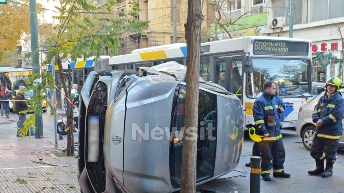 Δύο σοβαρά τροχαία σε Πειραιώς και Πατησίων: Κυκλοφοριακό «έμφραγμα» σε όλη την Αθήνα