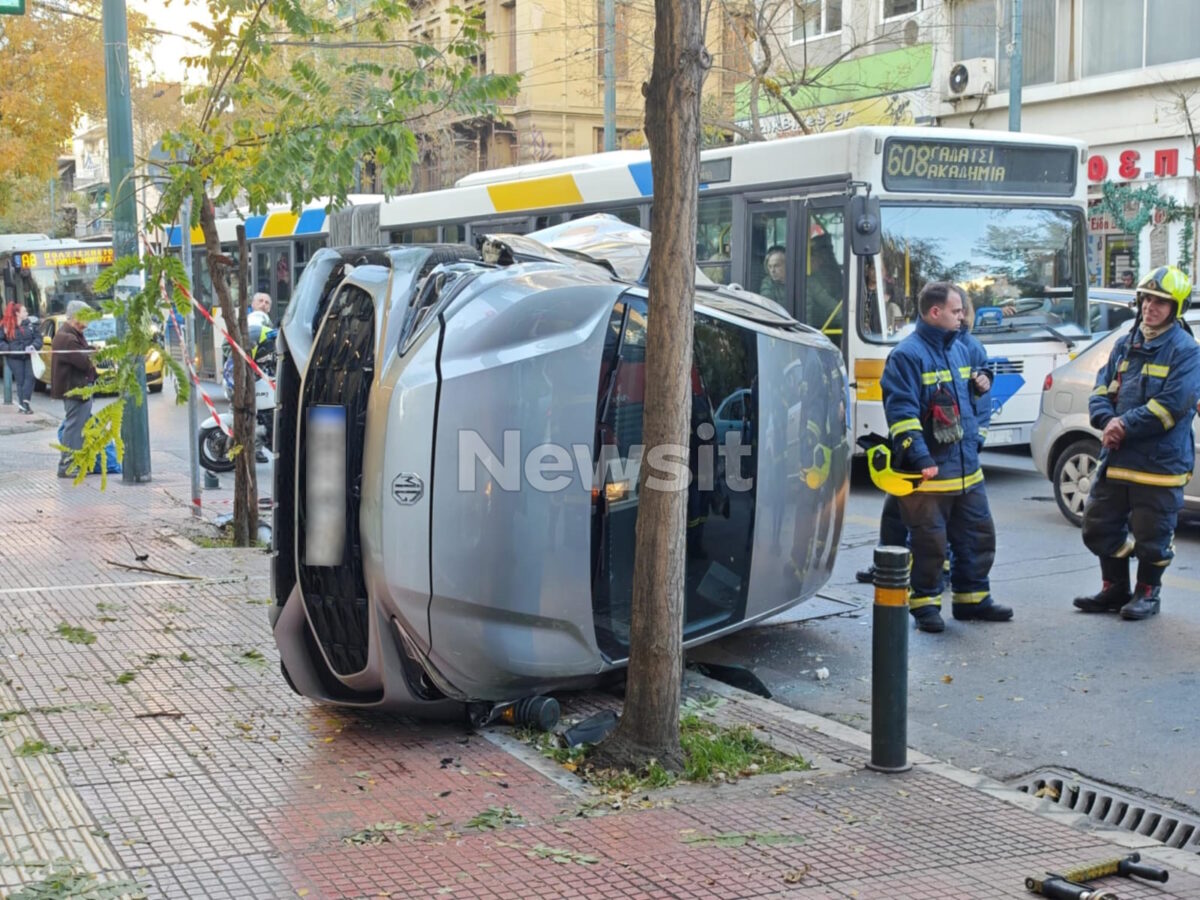 Δύο σοβαρά τροχαία σε Πειραιώς και Πατησίων: Κυκλοφοριακό «έμφραγμα» σε όλη την Αθήνα