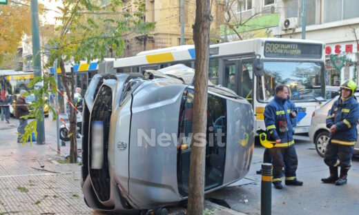 Δύο σοβαρά τροχαία σε Πειραιώς και Πατησίων: Κυκλοφοριακό «έμφραγμα» σε όλη την Αθήνα