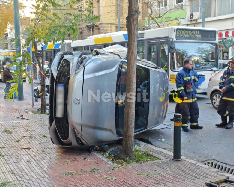 Δύο σοβαρά τροχαία σε Πειραιώς και Πατησίων: Κυκλοφοριακό «έμφραγμα» σε όλη την Αθήνα