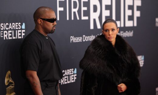 Ο ράπερ Kanye West με τη σύζυγό του, Bianca Censori