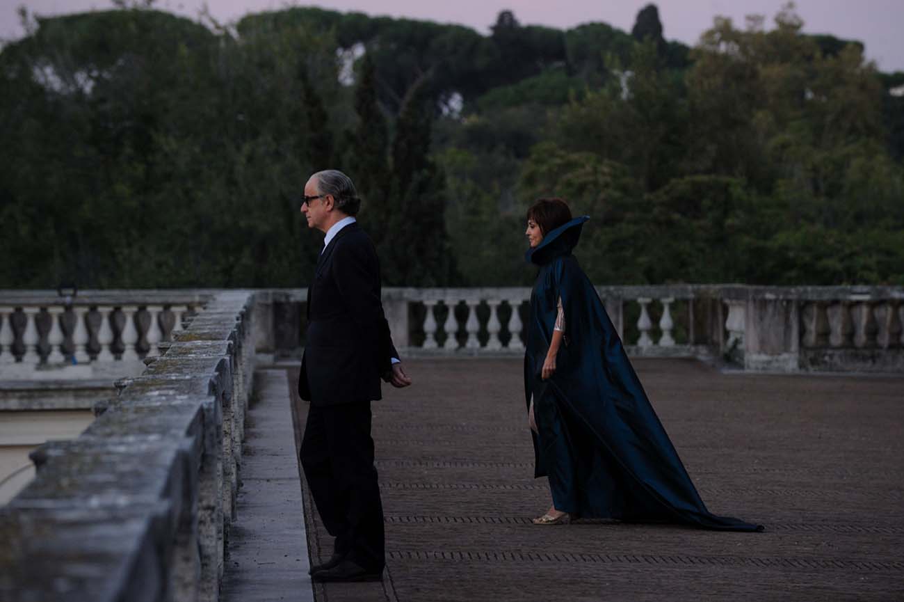 SET DEL FILM "LA GRANDE BELLEZZA" DI PAOLO SORRENTINO.
NELLA FOTO SABRINA FERILLI E TONI SERVILLO .
FOTO DI GIANNI FIORITO