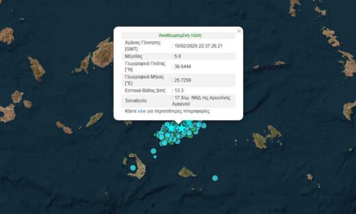 Ώρες αγωνίας στη Σαντορίνη: Νέες δονήσεις 5 και 4,1 Ρίχτερ μετά τα 5,3