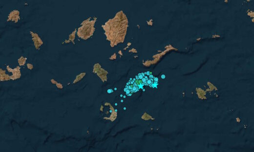 Σεισμός 3,5 βαθμών της κλίμακας Ρίχτερ κοντά στην Οία Σαντορίνης