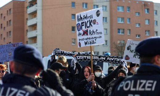 Διαδήλωση στο Βερολίνο κατά του ακροδεξιού κόμματος AfD