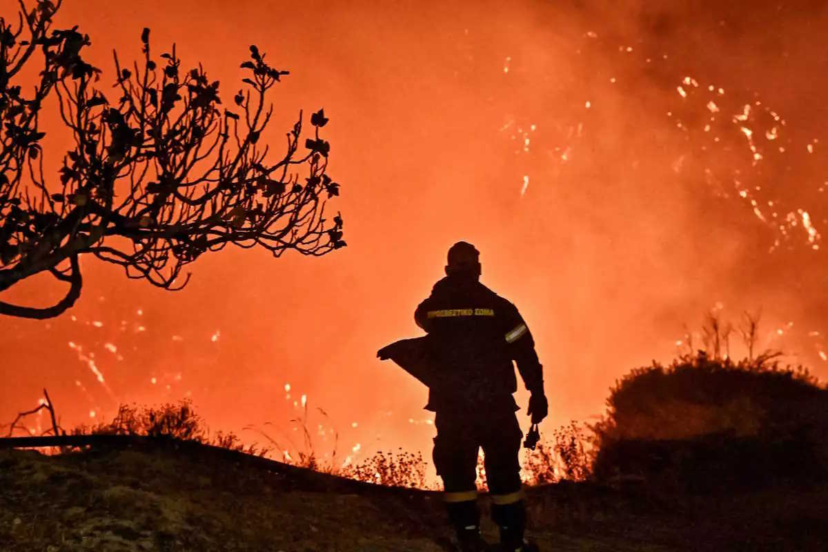 Φωτιά σε δασική έκταση