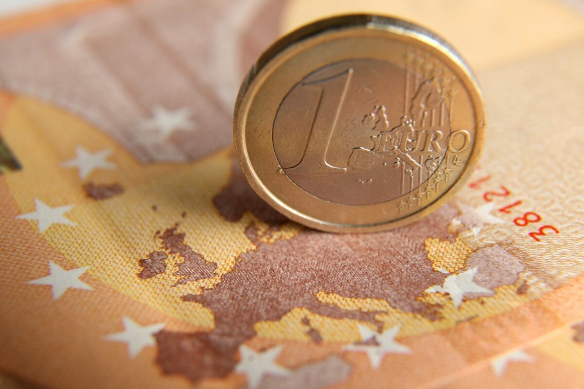 Euro money coin