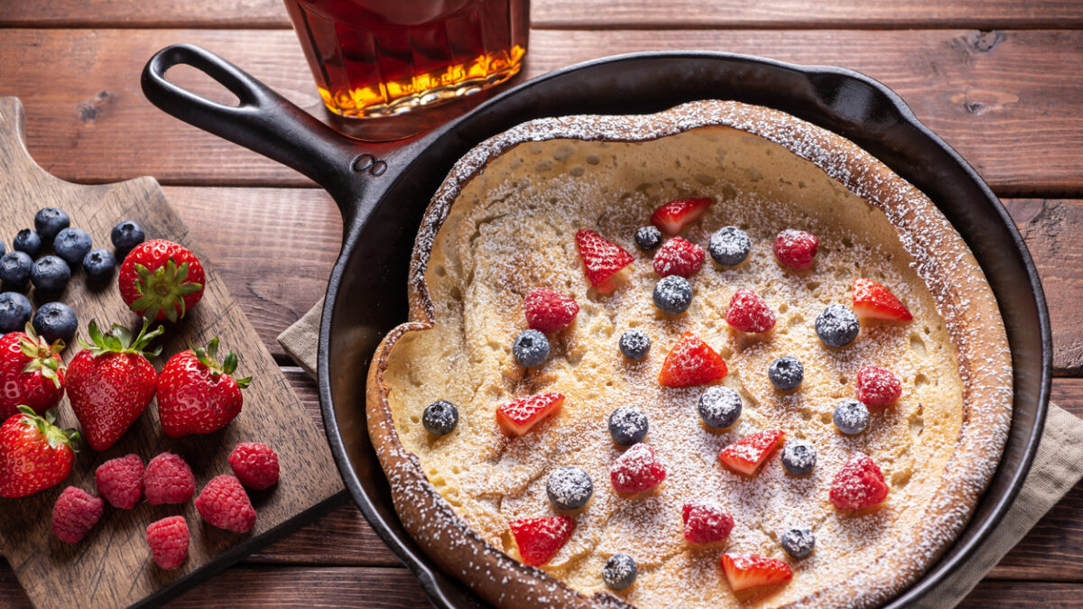 Dutch baby: Αφράτη τηγανίτα