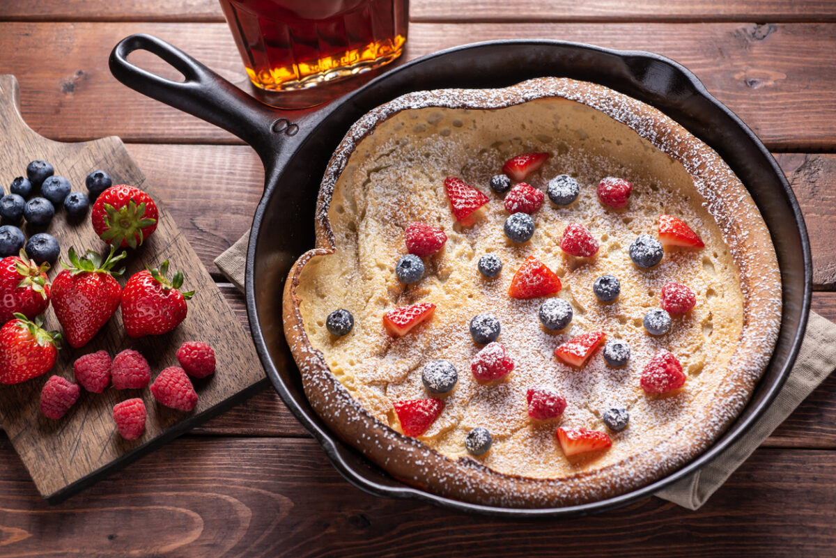 Dutch baby: Αφράτη τηγανίτα