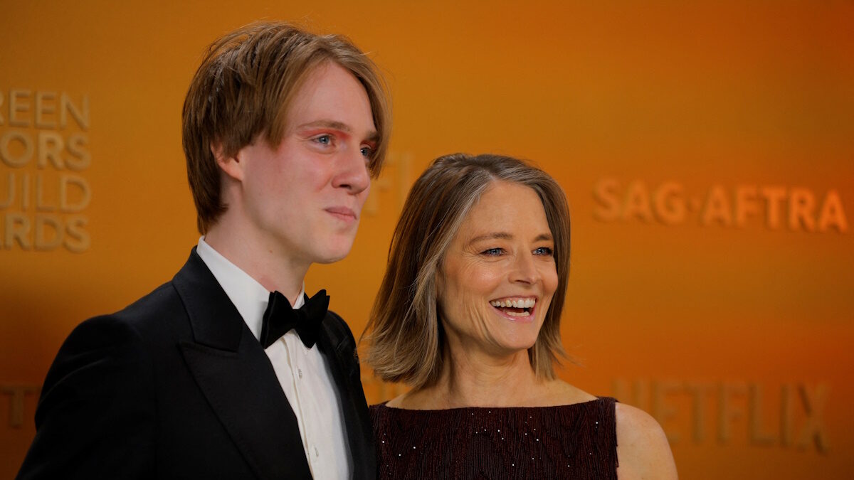 Η Jodie Foster και ο γιος της Charlie Foster στα 31α Βραβεία SAG