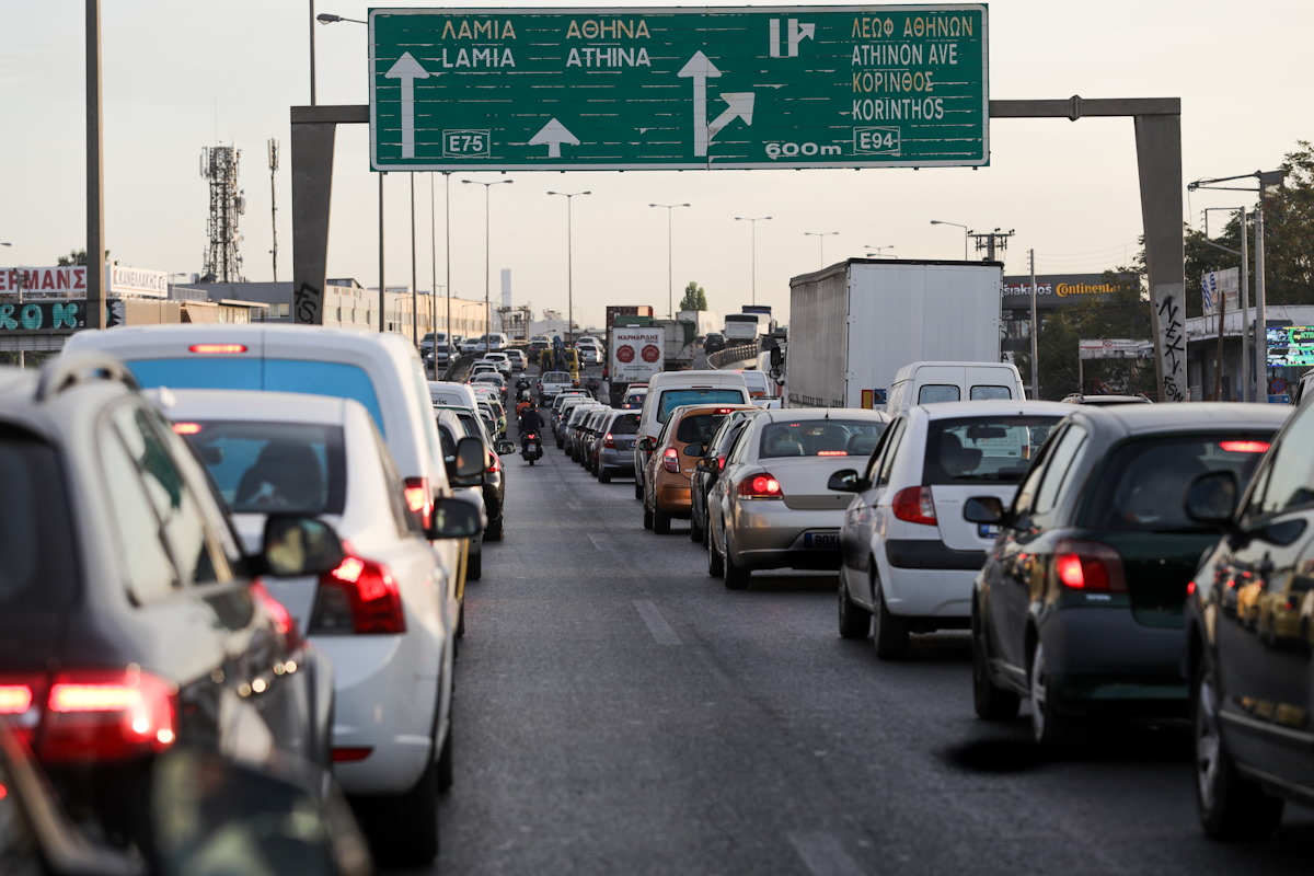 Αυξημένη κίνηση στον Κηφισό