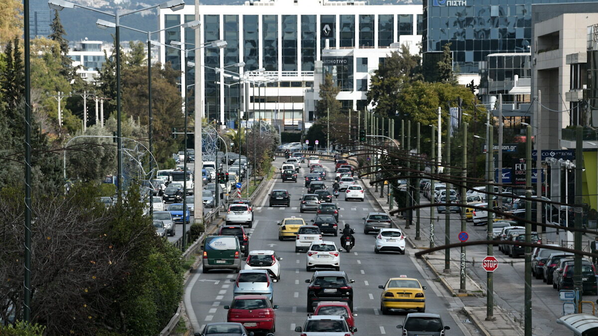 Αυξημένη κίνηση στη Λεωφόρο Κηφισίας