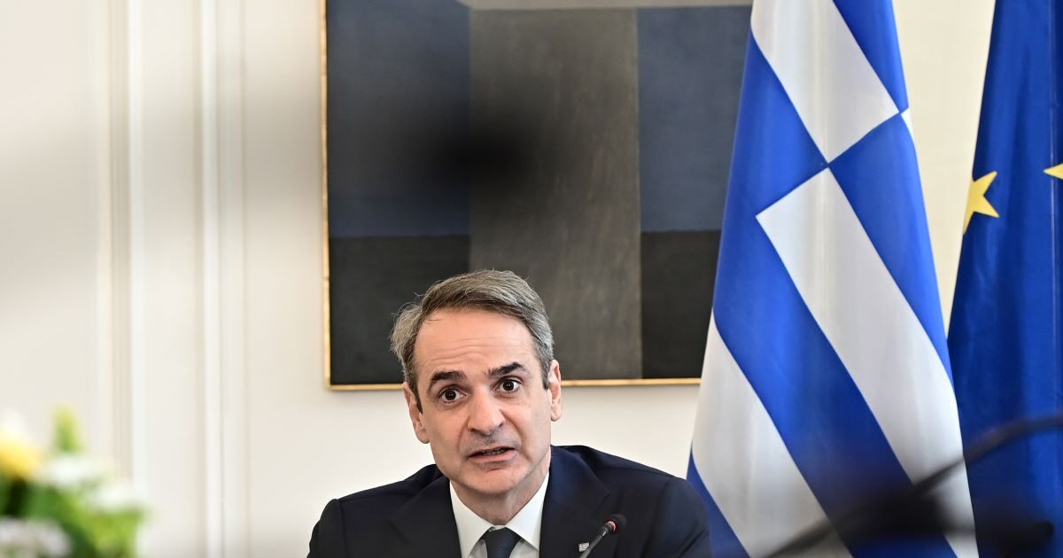 Ο Κυριάκος Μητσοτάκης στη συνεδρίαση του υπουργικού συμβουλίου