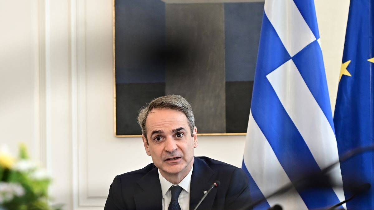 Ο Κυριάκος Μητσοτάκης στη συνεδρίαση του υπουργικού συμβουλίου