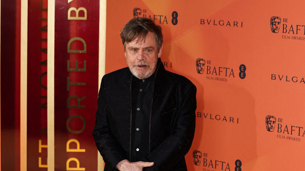 Ο Μαρκ Χάμιλ στα βραβεία Bafta