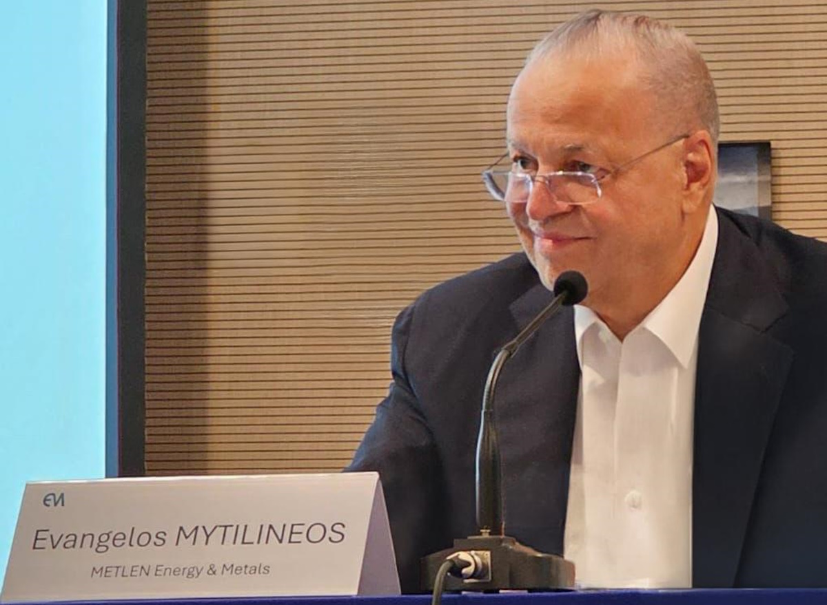 Ο πρόεδρος και Διευθύνων Σύμβουλος της Metlen Energy&Metals και πρόεδρος της Πανευρωπαϊκής Ένωσης Eurometaux Ευάγγελος Μυτιληναίος