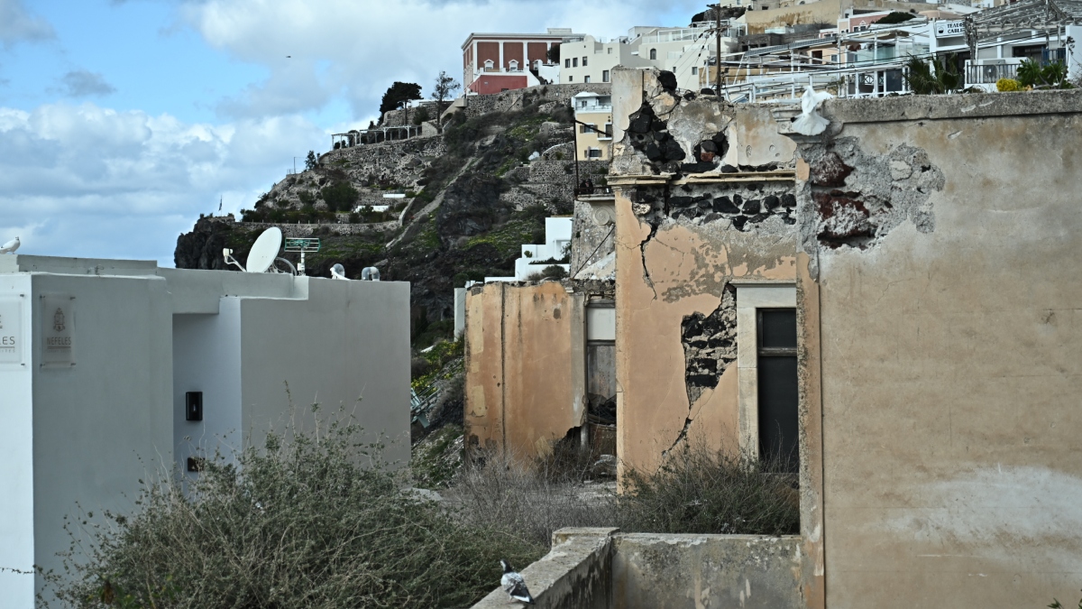 Σπίτια στην Σαντορίνη