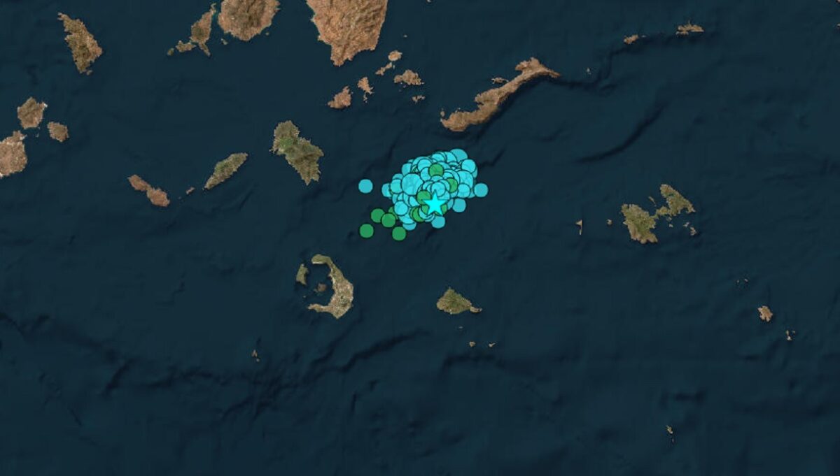 Δυο διαδοχικοί σεισμοί 4,5 και 3,7 Ρίχτερ στις Κυκλάδες