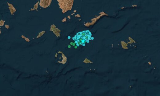 Δυο διαδοχικοί σεισμοί 4,5 και 3,7 Ρίχτερ στις Κυκλάδες