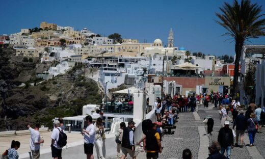 Τουρίστες σε διακοπές στην Ελλάδα