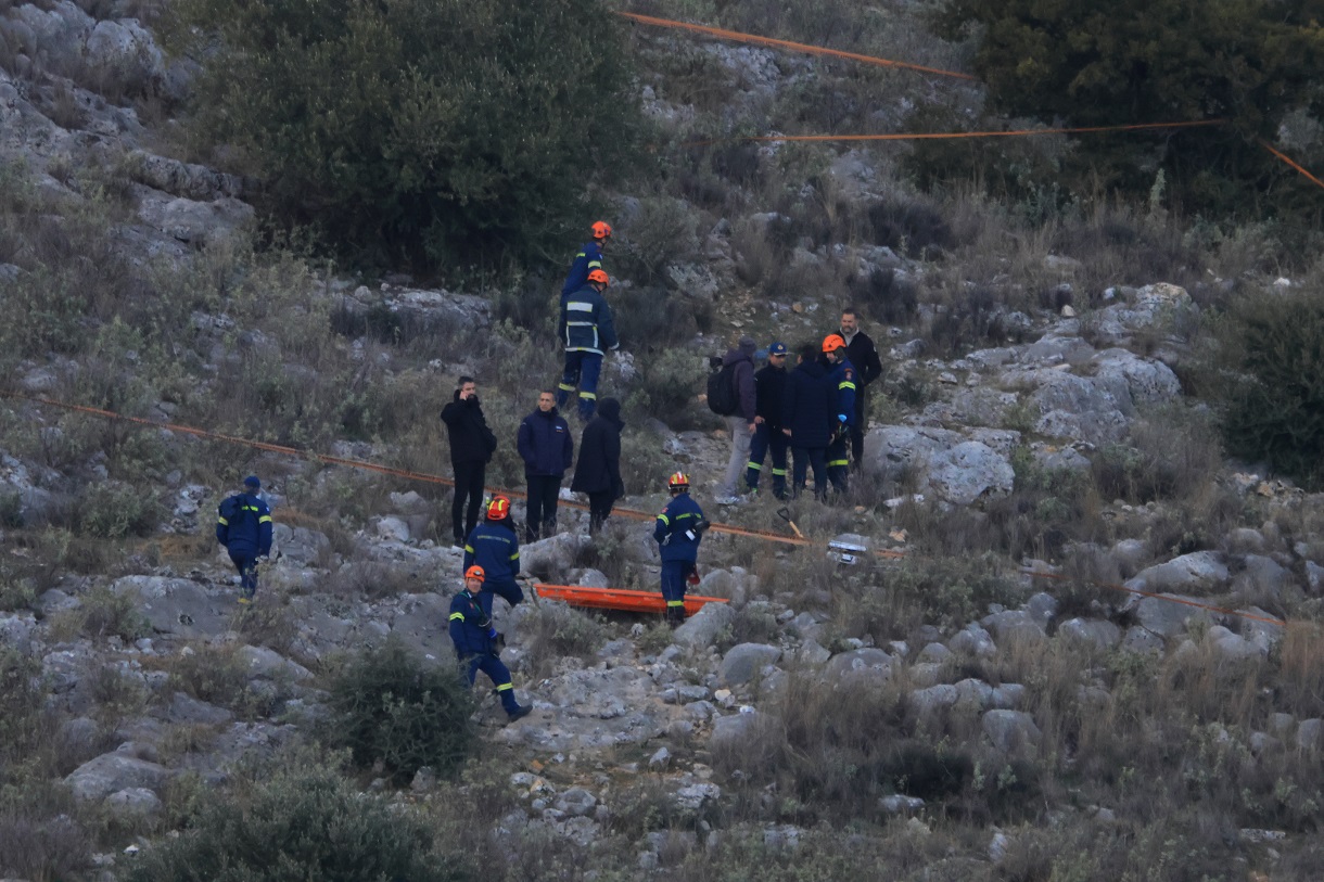 Το σημείο που βρέθηκε η σορός στον Τύρναβο