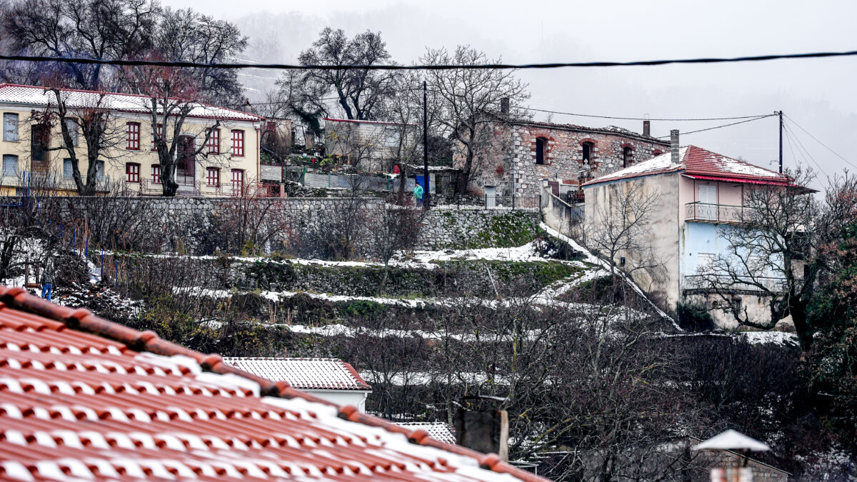 Χιόνια στη Λέσβο