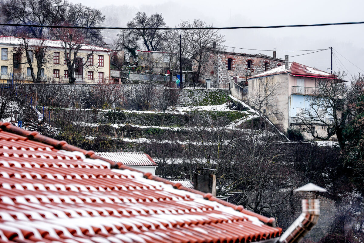 Χιόνια στη Λέσβο