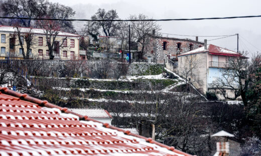 Χιόνια στη Λέσβο