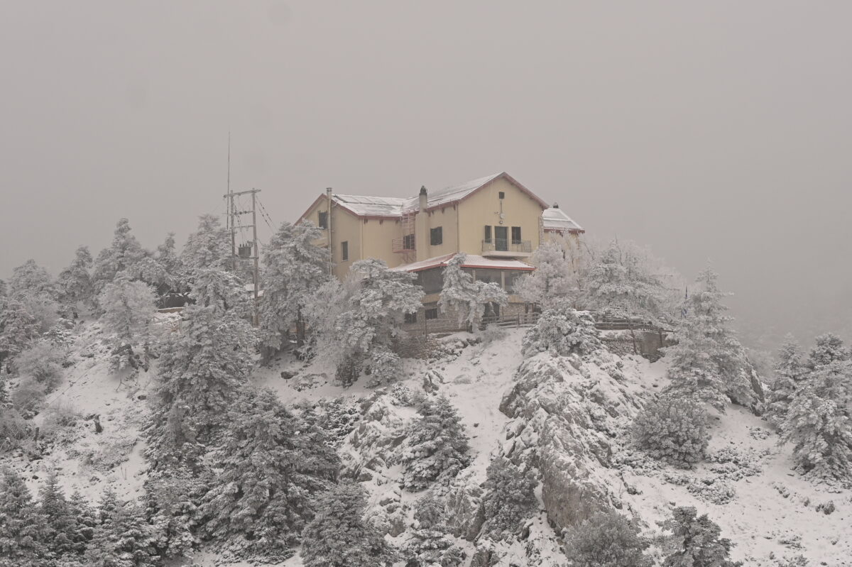 Χιόνια στην Πάρνηθα