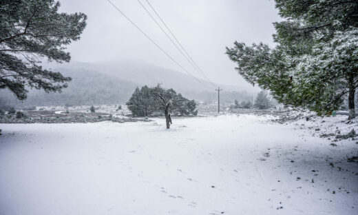 Χιόνια στη Λέσβο