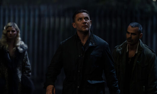 L-R Tom Hardy as Harry Da Souza and Antonio González Guerrero as Kiko in Mobland, episode 2, season 1, Streaming on Paramount+ 2025. Photo Credit: Luke Varley/Paramount+