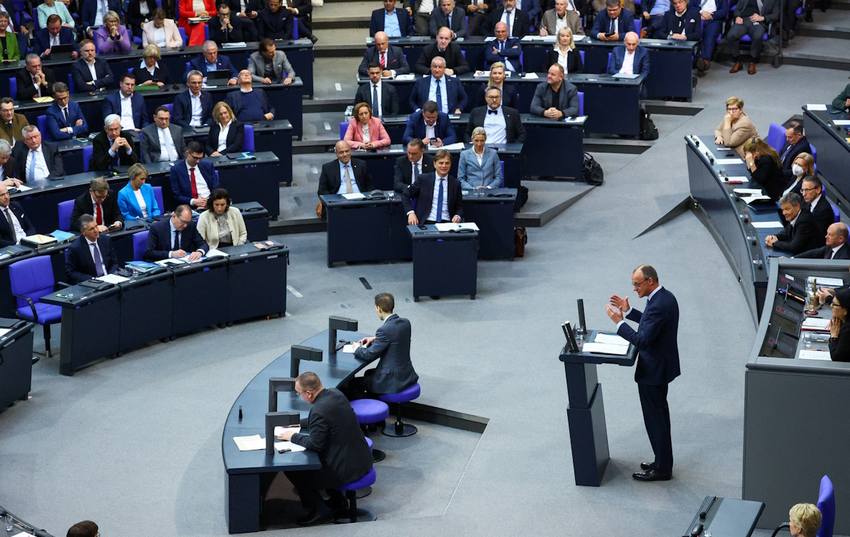 German parliament discussion