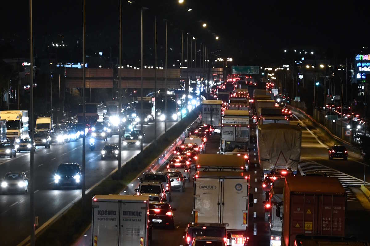 Έντονο κυκλοφοριακό στον Κηφισό