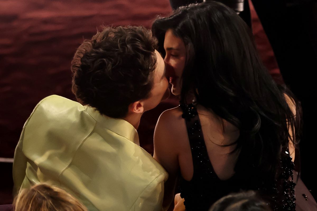 Ο Timothee Chalamet και η Kylie Jenner στην τελετή απονομής των βραβείων Όσκαρ