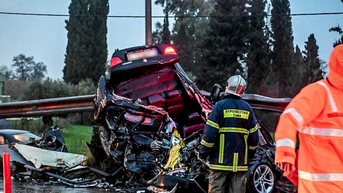 Τροχαίο στην Εθνική Οδό Πατρών - Πύργου