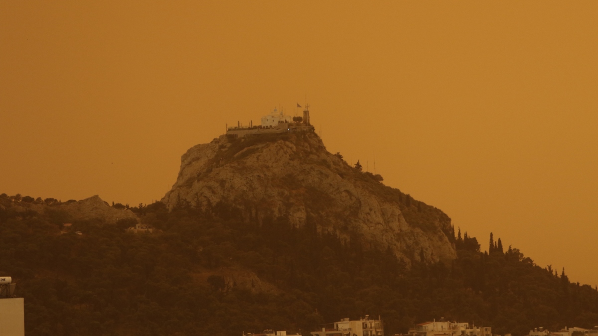 Αφρικανική σκόνη στην Αττική