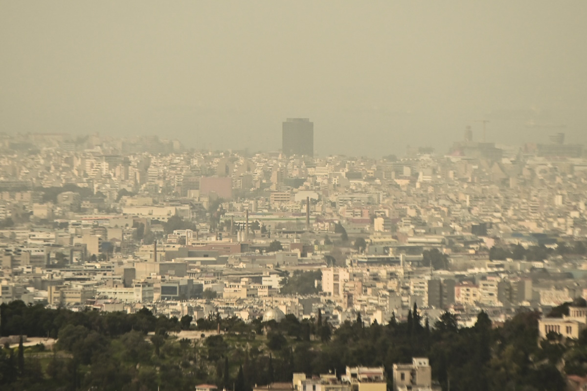 Αφρικανική σκόνη στην Αθήνα