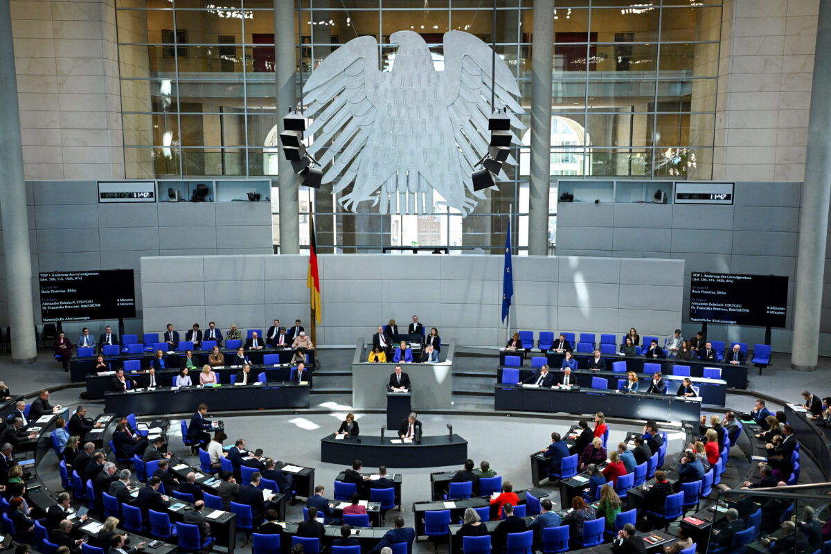 Γερμανοί πολιτικοί στη Bundestag