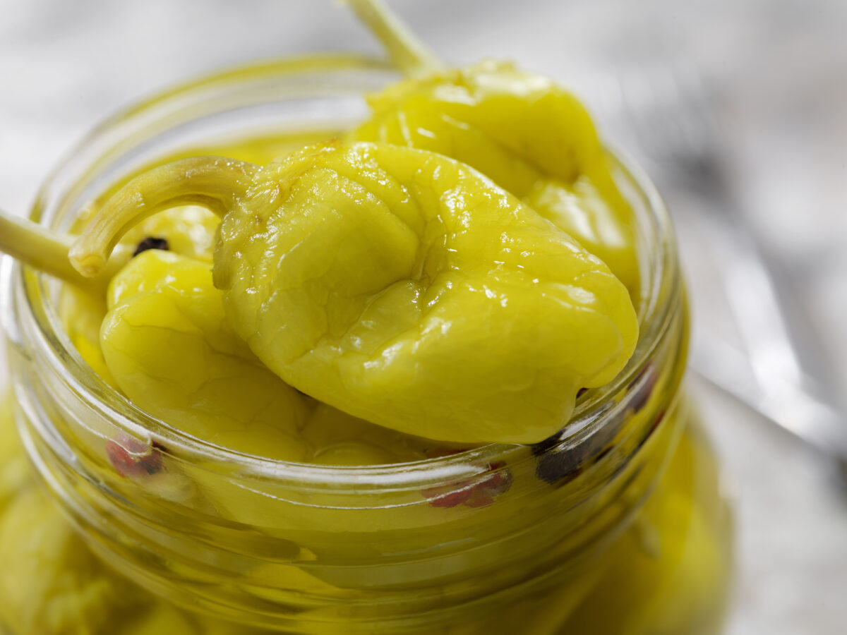 Ιταλικές καυτερές pepperoncini