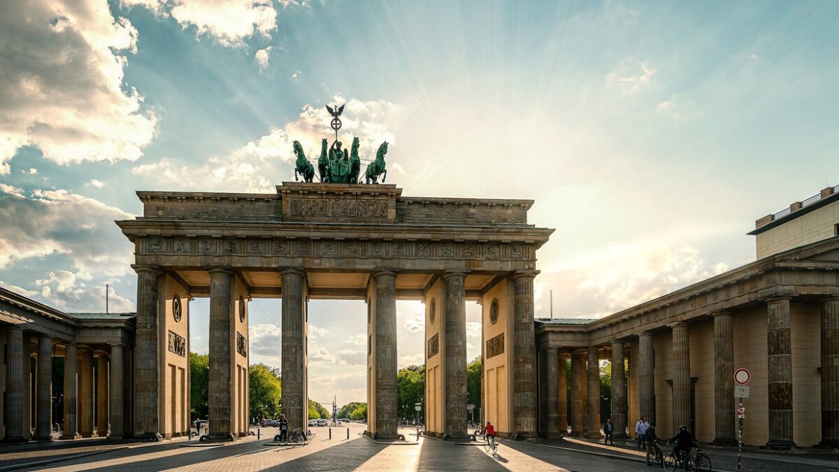 The Brandenburg Gate in Berlin