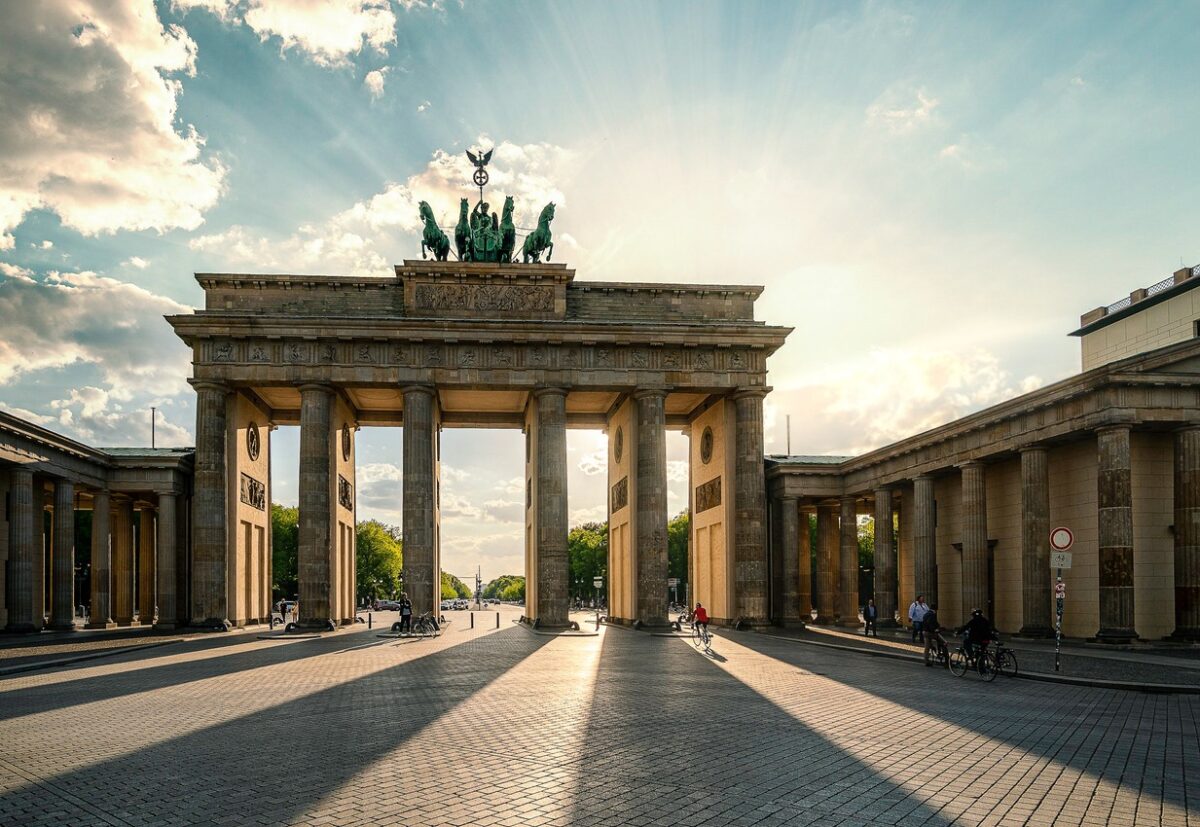 The Brandenburg Gate in Berlin