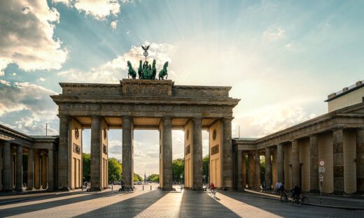 The Brandenburg Gate in Berlin