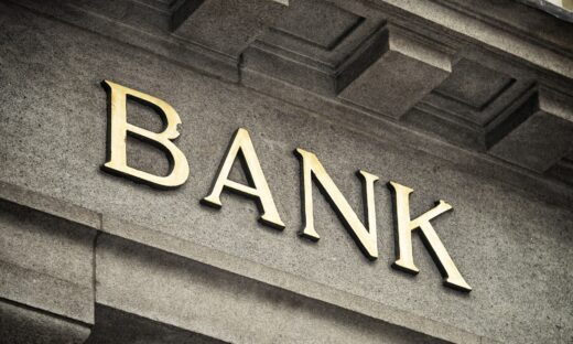 Bank sign