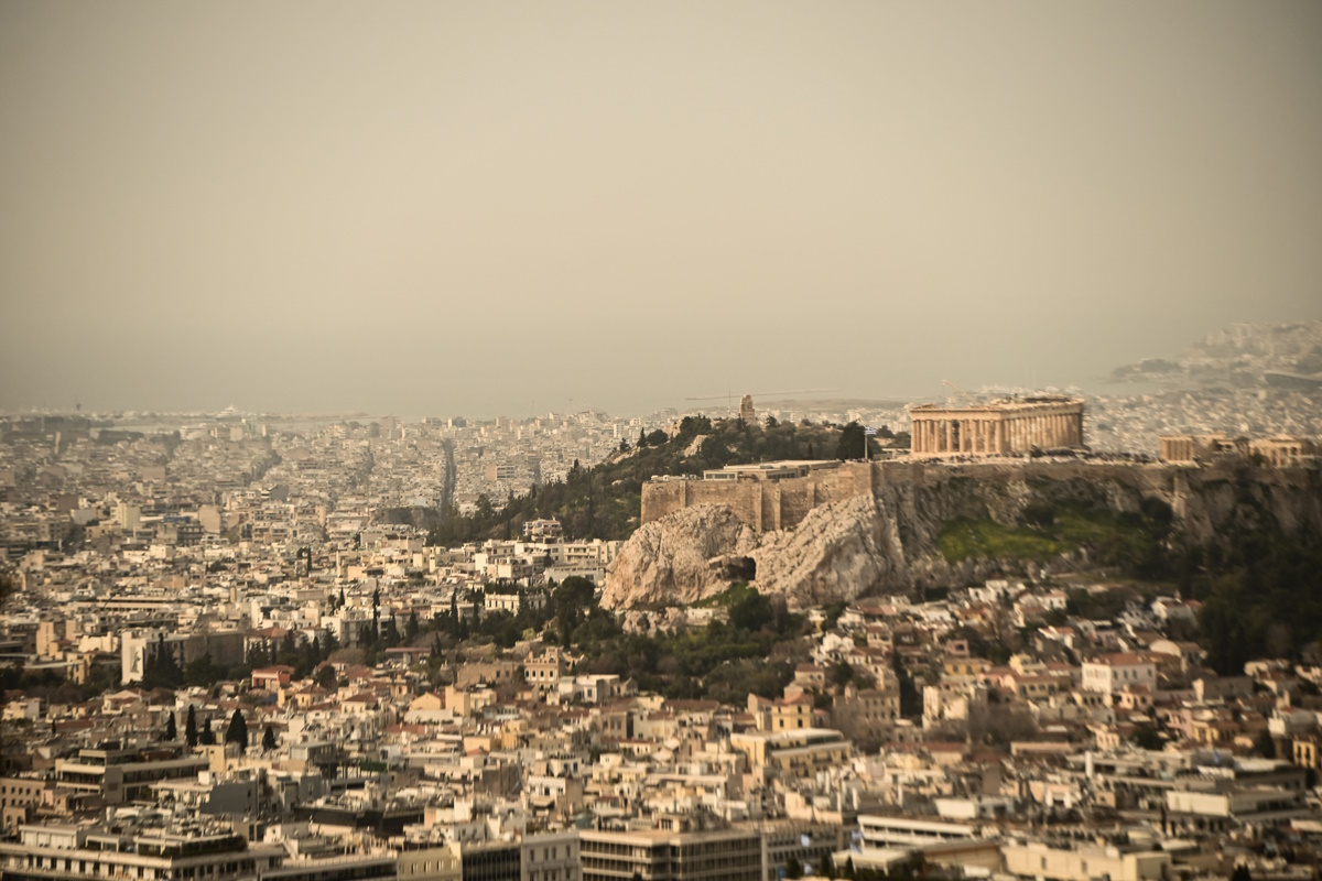 Αφρικανική σκόνη στην Αθήνα