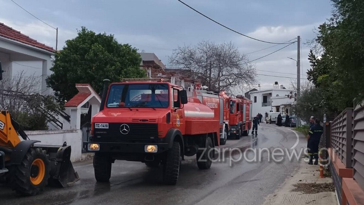 Πυροσβεστικά στο Καλαμίτσι